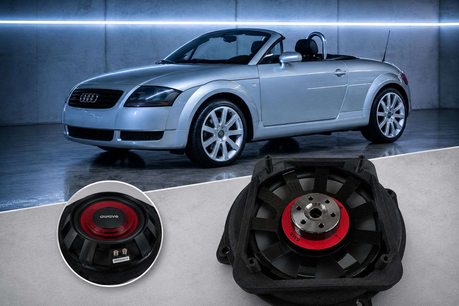Audi TT Roadster Subwoofer