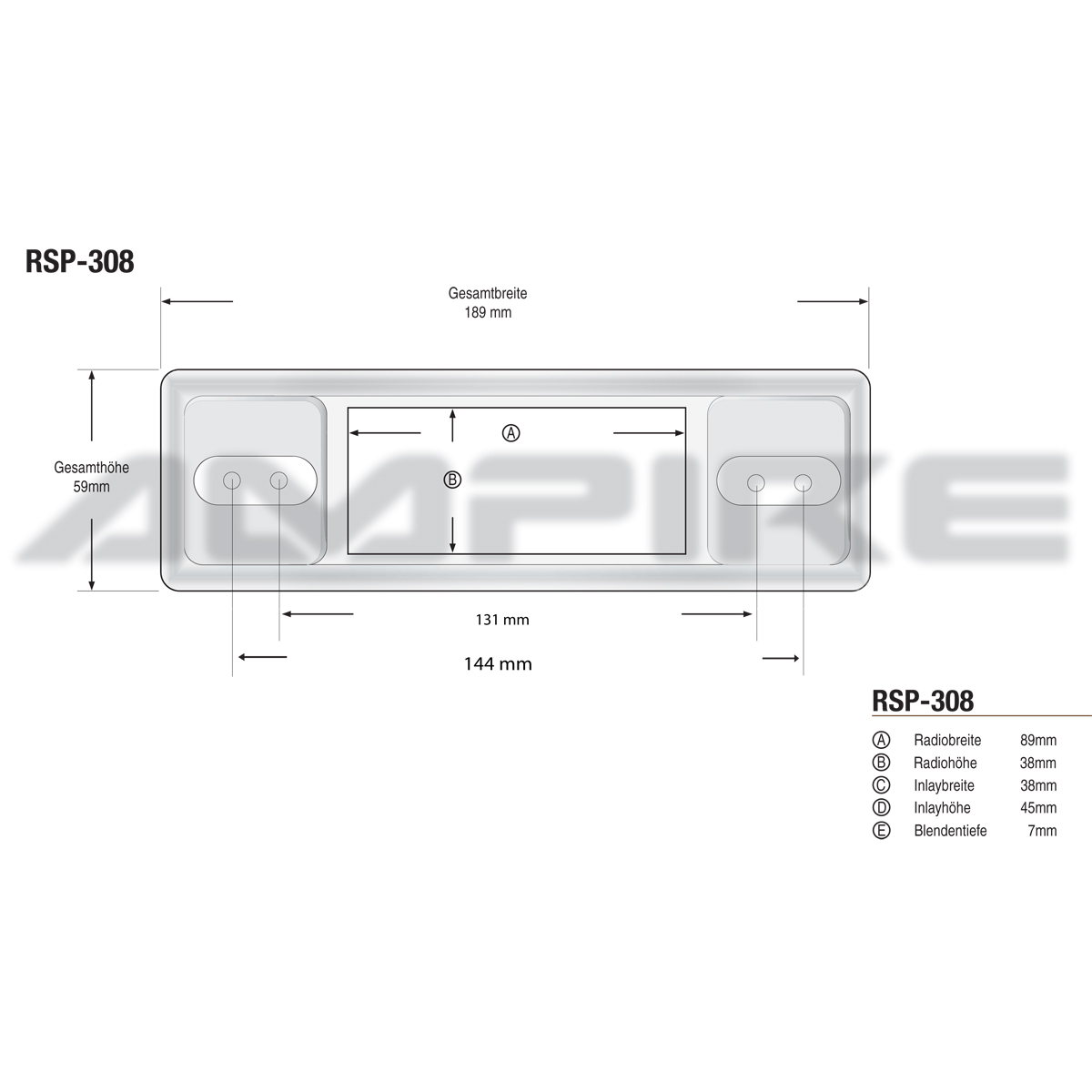 RETROSOUND "Becker Black" MOTOR-6DAB