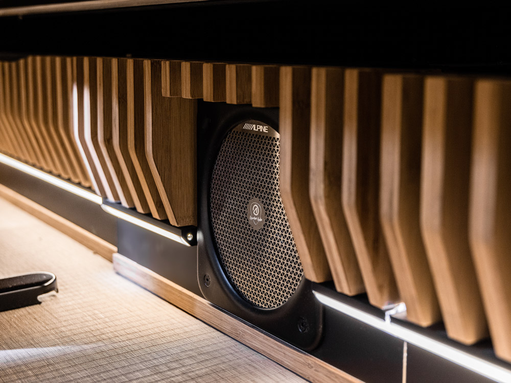 Alpine SWC-D84L in Cabin Subwoofer