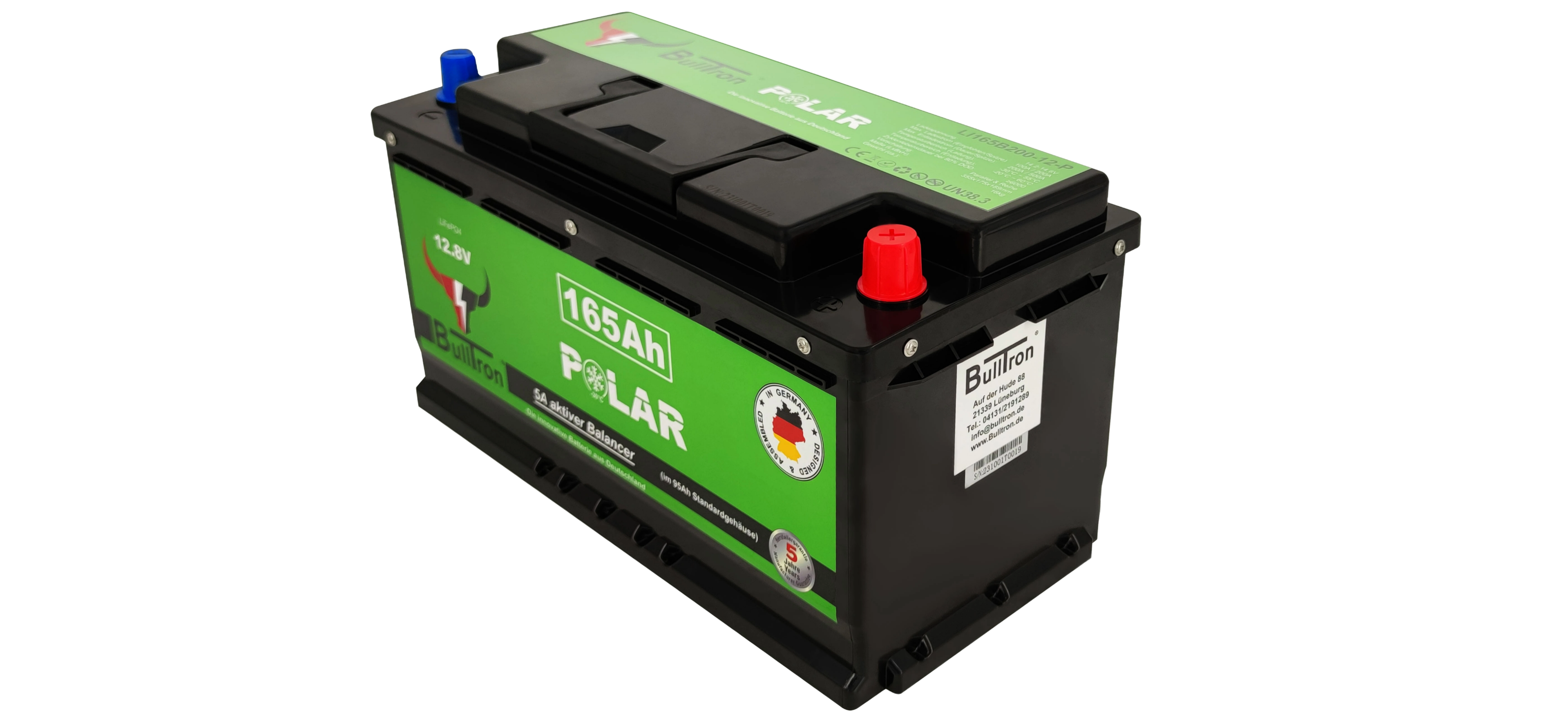 Bulltron 12V 165Ah Polar