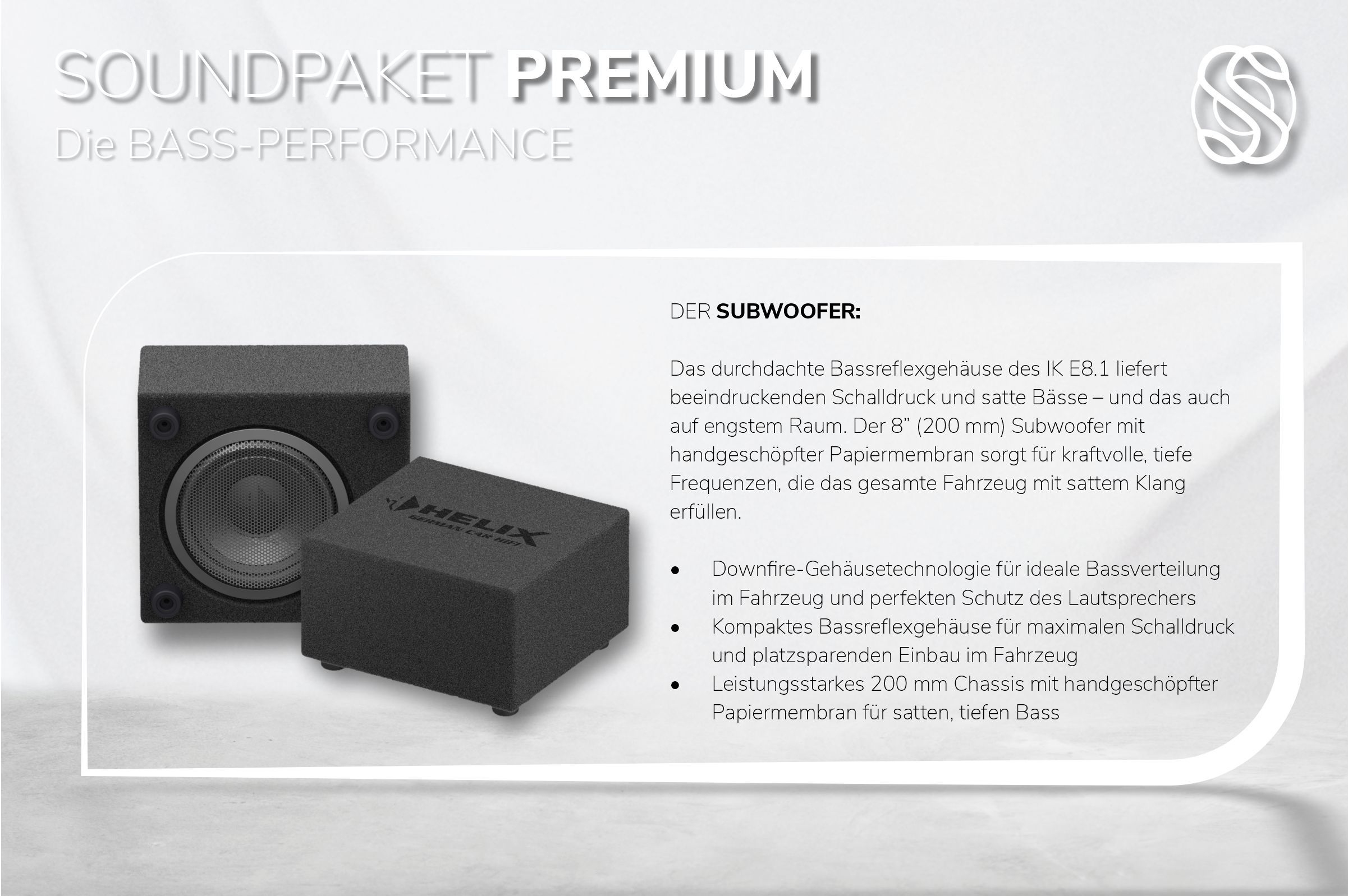 Soundpaket "Caravan Premium" Optionen