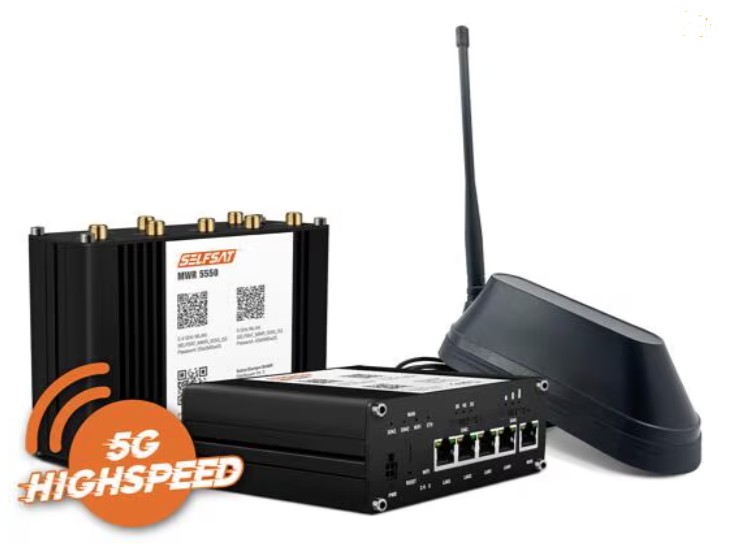 MWR 5550 inkl. Shark 5G Antenne schwarz