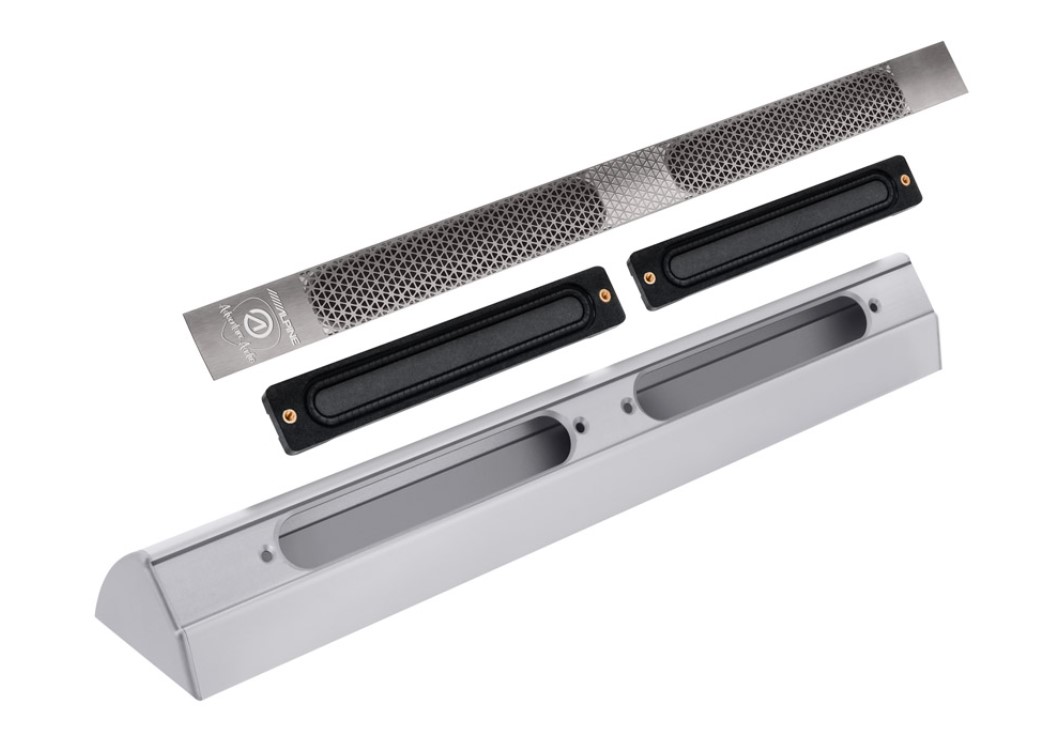 Alpine SPC-L350S - Stablautsprecher (Kurz / Silber)