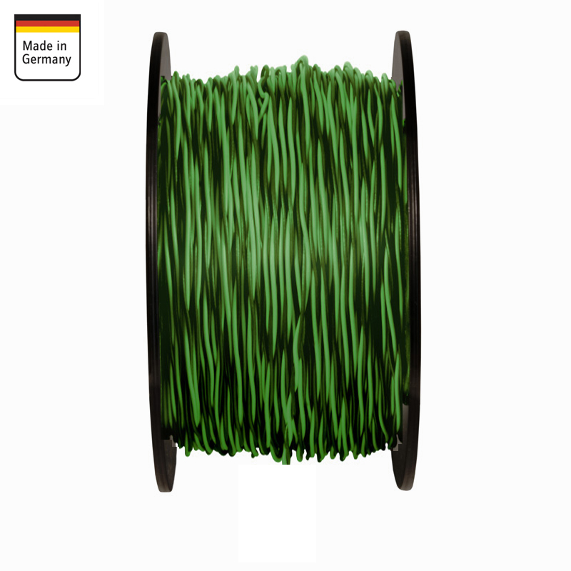 Verdrilltes Kabel GRÜN/SCHWARZ 1,5mm², 60m Spule, 100% Kupfer