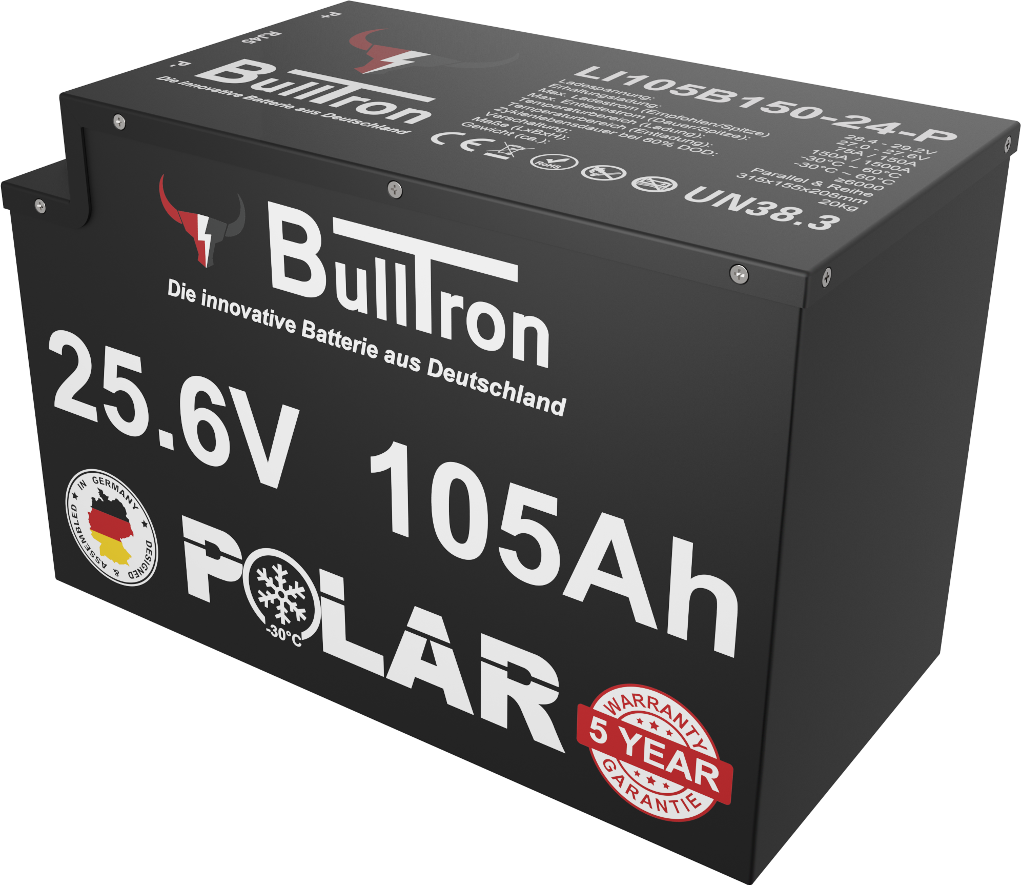 Bulltron 24V 105Ah Polar