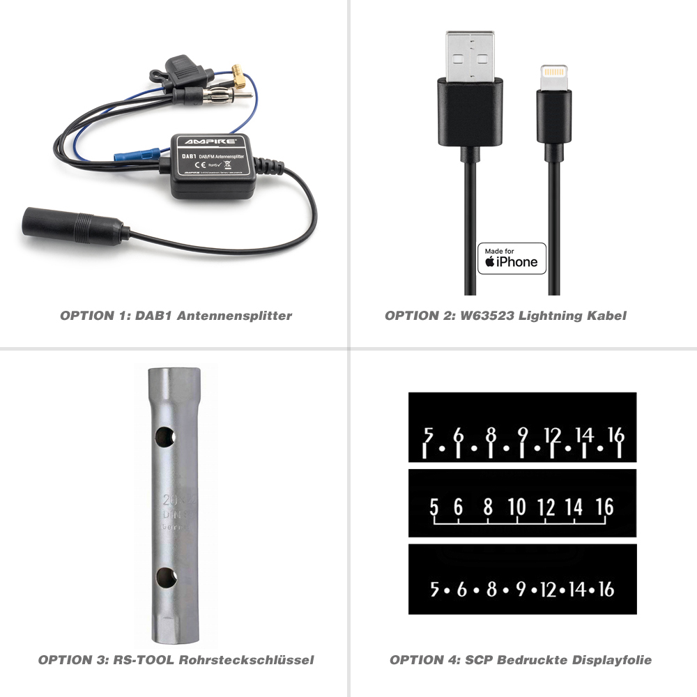 RETROSOUND "Becker Chrome" MOTOR-6DAB
